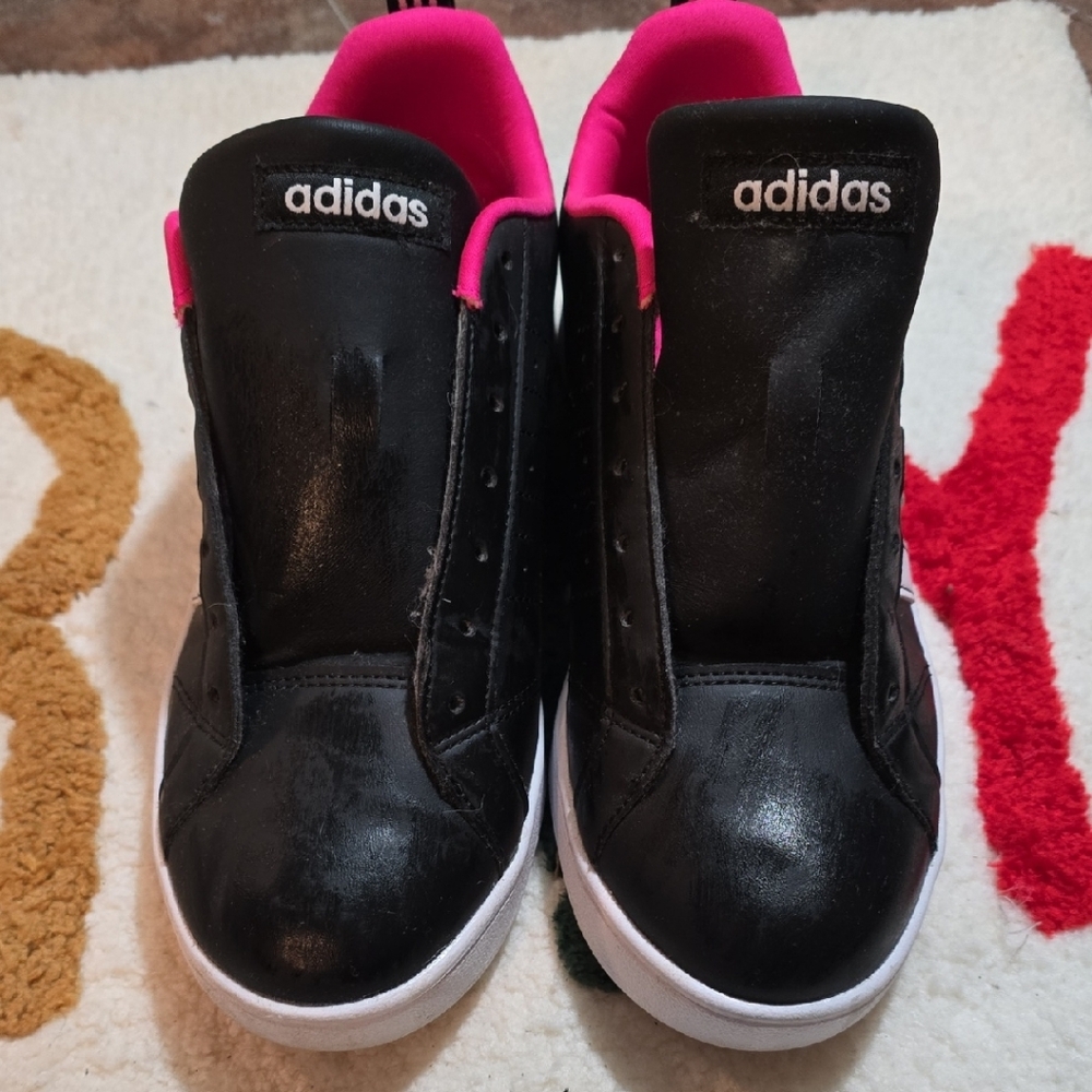 Adidas Women's Black and Pink Athletic Shoes